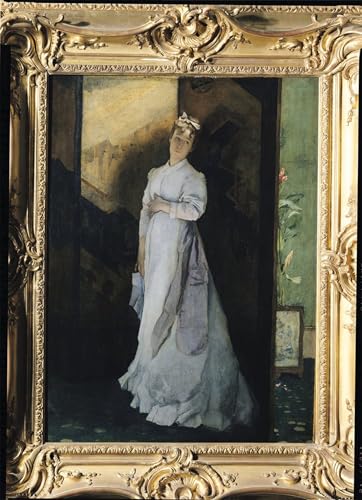Affiche Toile Alfred Emile Stevens 60x90cm pour Habiller un Grand Mur Vide