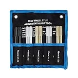 Ywdiml Car Wheel Alignment Pin, 10PCS Vehicle Wheel Hanger Alignment Pin Guide Tool, M14 x 1.5/1.25 M12 x 1.5/1.25 M15 x 1.25 Automotive Mechanic Tool, Universal for SUV RV Truck
