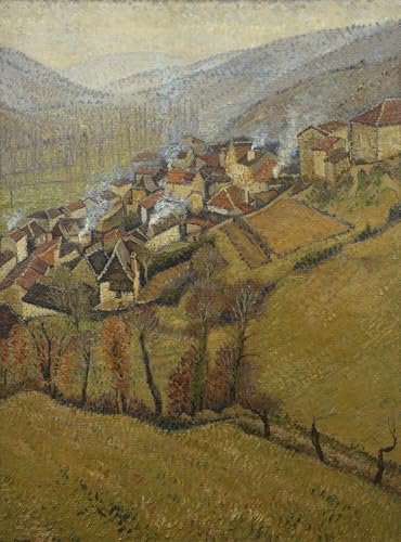 Art Mural la Bastide Du Vert d'Henri Peinture Salon 60x90cm