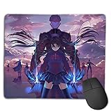 Fate Stay Night-Archer und Rin rutschfeste Mauspad Rechteck Gummi Anime Mouse Pad Gaming Mouse Pad