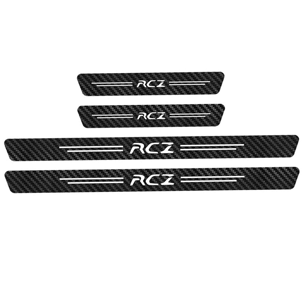 SDYAYFGE 4Pcs Kick Plates Car Door Sill Protector,for RCZ