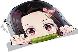 Nezuko Waifu Sticker - PEEKERS - Car Stickers Vinyl Stickers Decorative - Big Head - Anime Stickers 007