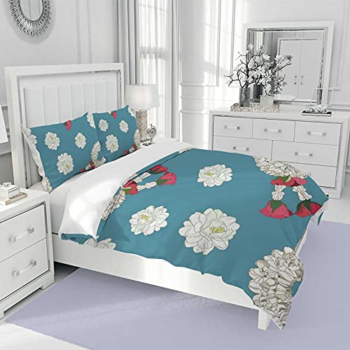 Housse de couette en polyester ultra doux et durable blanc CHEHONG - 4