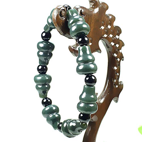 Gourde de jade naturel véritable objet décoration artisanale - 3