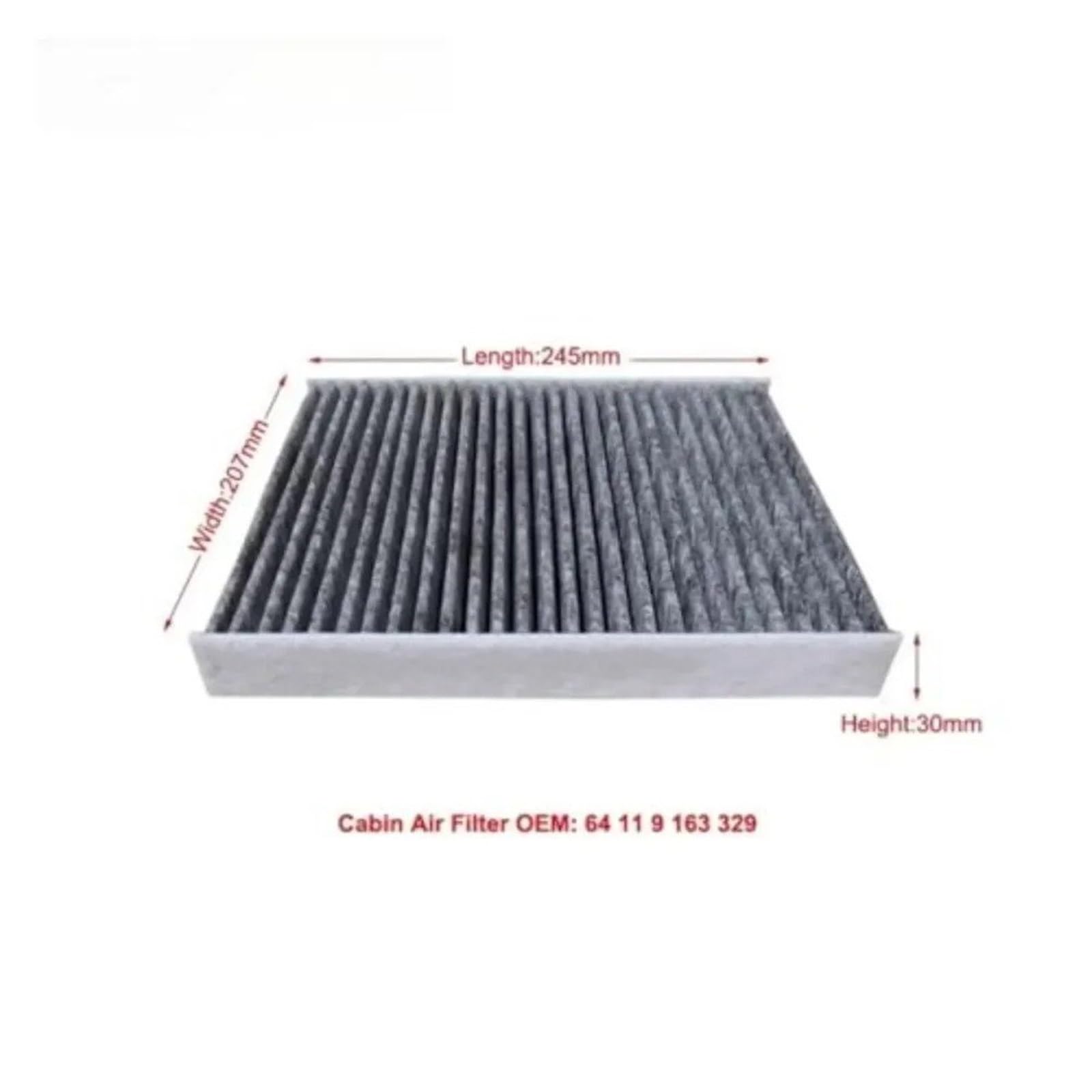 Para BMW 5 Series F07 F10 F11 520d 520i 528i 530i 550i Para M5 N47 N52 N55 2 Uds Filtro De Aire A/C Cabina Polen 64119163329