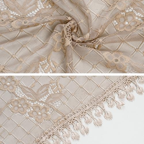 Lystaii Cathedral Head Covering Mass Veil Lace Infinity Veils Triangl Mantilla Latin Scarf Church Vintage Veils4