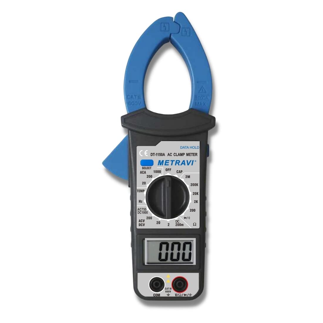 Metravi DT-1150A Digital AC Clamp Meter 1000A, feature-rich with full function overload protection circuit (B0839GP8SW) Amazon Price History, Amazon Price Tracker