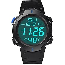 Men's Watches Simple Digital Military Large Face Sport Waterproof Stopwatch
