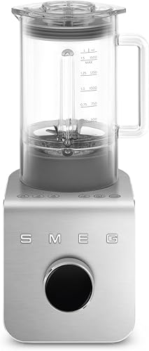 SMEG BLC01 Licuadora profesional de alto rendimiento - Jarra Tritan de 1.5L, 9 ajustes de velocidad, cuchillas de acero inoxidable, diseño moderno,
