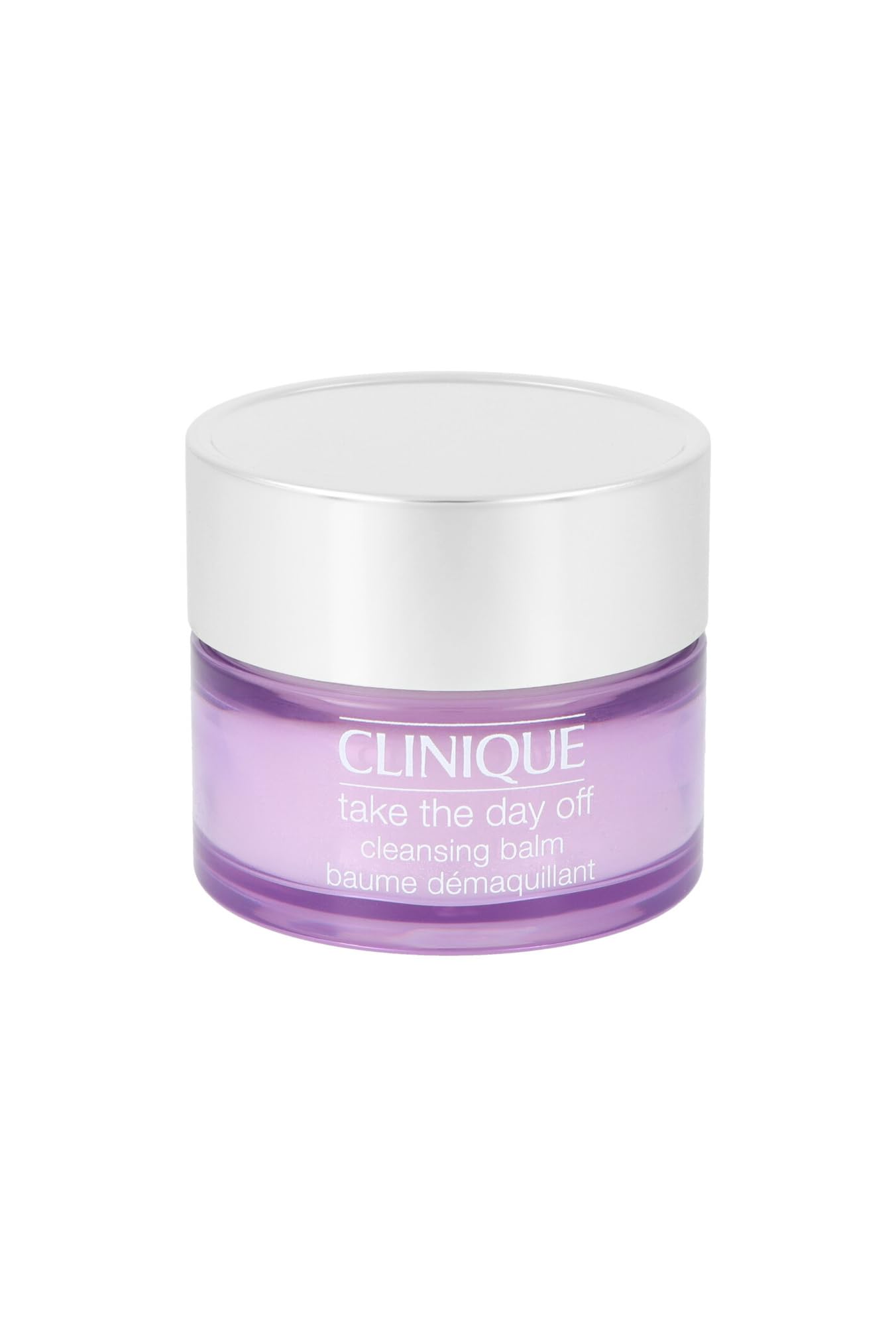 Clinique Take The Day Off Cleansing Balm Makeup Remover | Dissolves Face + Eye Makeup and Sunscreen | For All Skin Types, 1 ounce