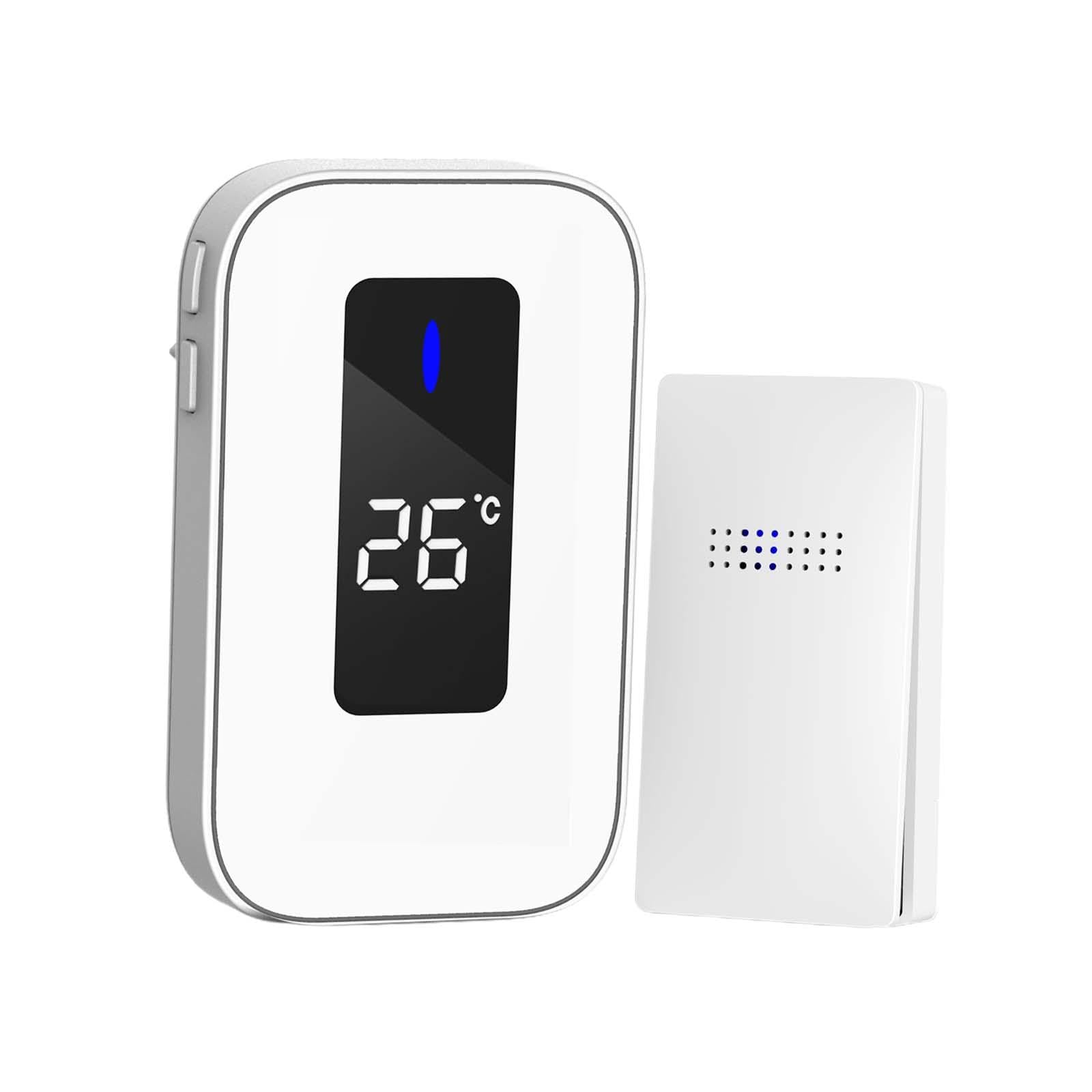 JAZZY PEARLS® Home Wireless Doorbell Smart Multifunction Stable LED for Door Office B-image-43