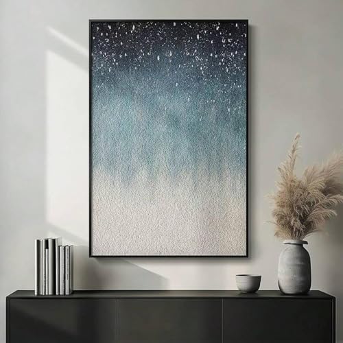 Impression d'art tableau abstrait noir et blanc haut de gamme