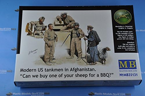 Master Box Modern US TANKMEN in Afghanistan. 5 Figures 1/35 35131