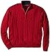 U.S. Polo Assn. Men's Big-Tall Cable-Knit Sweater with Sherpa Collar Lining