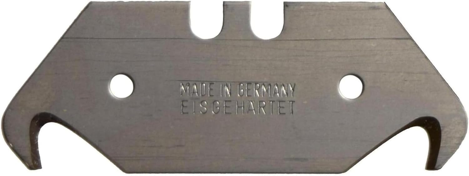 2-Notch Small German Hook Blade, 5 Blades Wrapped, 100 Blades/Box