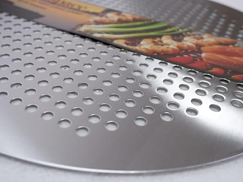 Miniatura 5 de Lifespace Placa de pizza de acero inoxidableTopper de parrilla