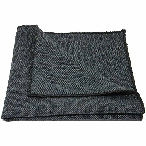 Mouchoir de poche Highland bleu profond pour éviter les plis de veste de costume