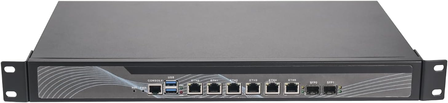 Inte X520 2 * 10G SFP+/I5-4300M with 6X I226-V 2.5GbE LAN Barebone/ROS Firewall Hardware/USB3.0/1*M.2 Nvme/mSATA/SATA3.0/1U Rack Industrial Computer/Network Security Server