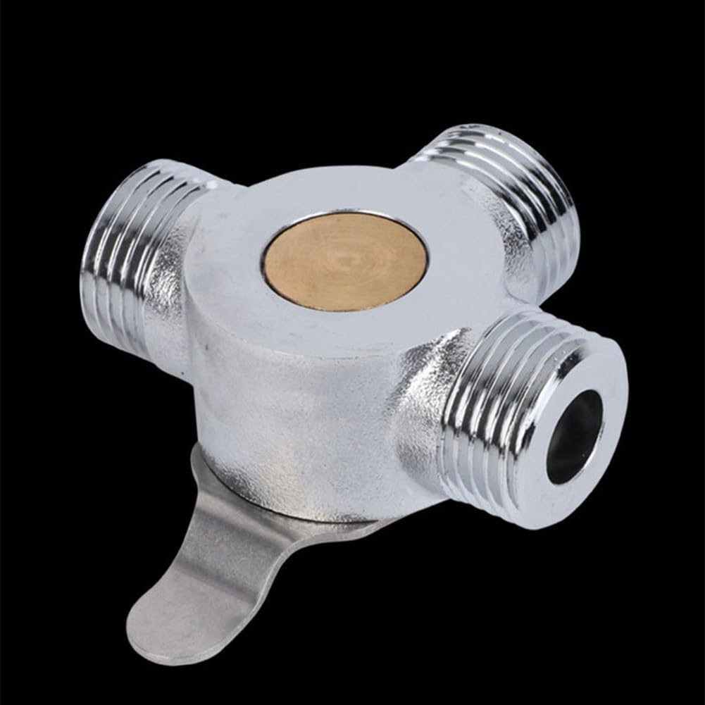 - Brass Manual Water Mixing Valve Having 1 Over 2 3 Over 8 Inlets/Outlet for Kitchen Plus Bathroom Sinks – Customizable Control Thermostatic Format(3/8)