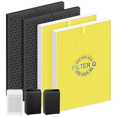 Image of 5510 5520 5530 Pet Care HEPA Filter Q For Winix 5510 5520 5530 Air Purifier