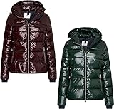 hüftlange Pufferjacke mit Kapuze bietet perfekten Schutz beim Reiten bei kaltem Wetter