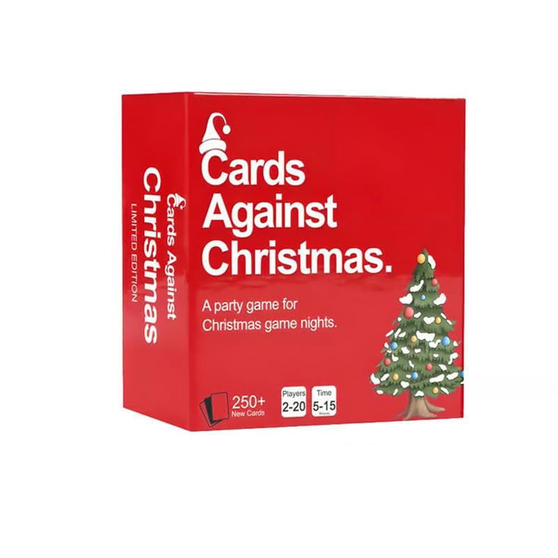 A Party Cards Game for Christmas Game Night-Cards Against Christmas Card Against Humanity Xmas 2025 Christmas Friendly Feud Game The Hilarious Party Game Family Games Party Cards Game
