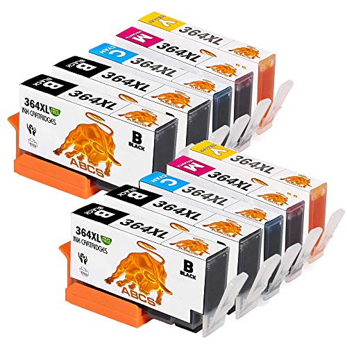 ABCs Printing compatible Reemplazar para HP 364 XL Cartuchos de Tinta Compatible con HP PhotoSmart Plus B210 a/B/C/Y AIO Premium C309/A/C/G/H/N AIO c310 a-aio C310 e-AiO Fax C309 a AIO Fax C309 a Fax e-AiO C410b eStation C510 A C410b 5510 e-AiO B111 a/H/C 5515 e-All-in-One Printer 6510 e-AiO B211B Officejet 4620 e-All-in-One Printer Deskjet 4620 e-All-in-One Printer Plus B209 a B110 a B109 N, color 4 Nero,2 Ciano,2 Magenta,2 Giallo