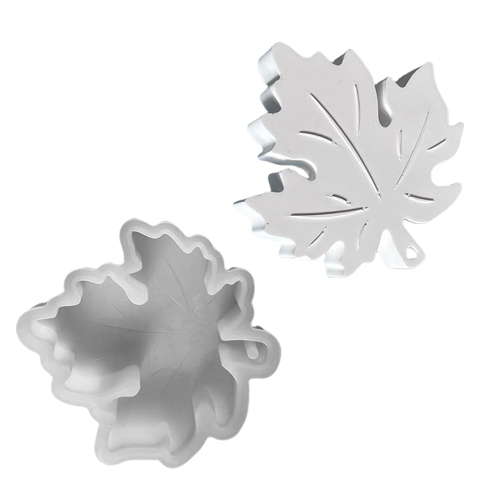 YTtkku Shape Silicone Mold Autumn Themed Craft for Epoxy Resin Holder Soap Making Home Decoration for
