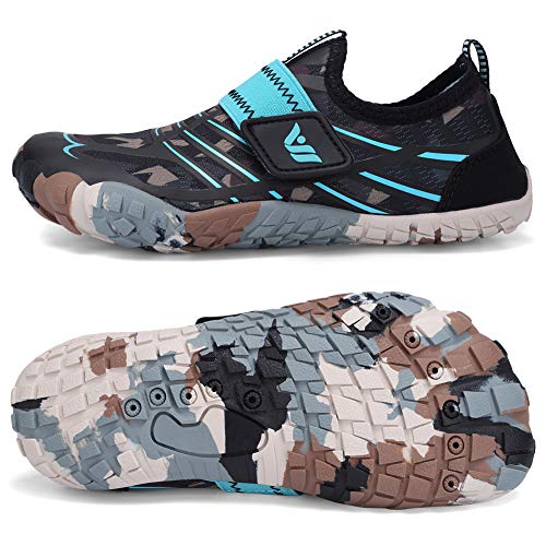 Boys & Girls Kids Water Shoes Lightweight Comfort Sole Easy Walking Athletic Slip On Aqua Sock(Toddler/Little Kid/Big Kid) U420Wz2001-M.aqua-30 #TOP11