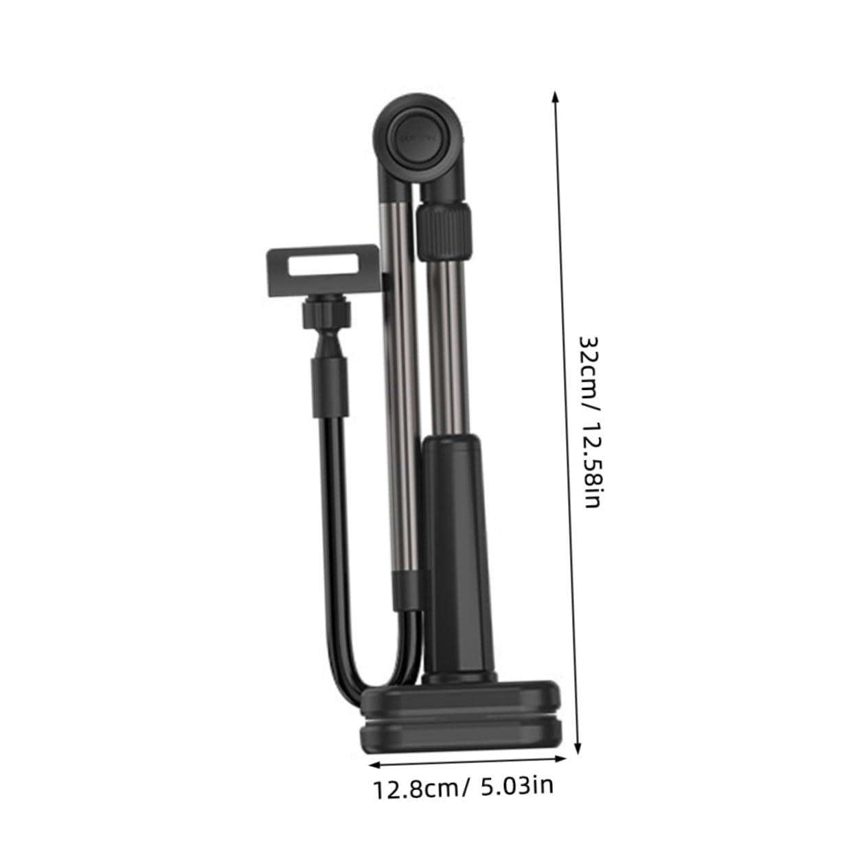 Soporte para Teléfono Móvil de Cuello de Cisne, Brazo Flexible y Resistente, Pinza para Mesa y Cabecero, Adecuado para Grabación de Vídeo y Uso Diario