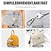 PIGORY 4Pcs Keychain for Car Keys, Metal Key Chain Carabiner for Keys, Key Chain Holder Clip Key Organizer Key Ring