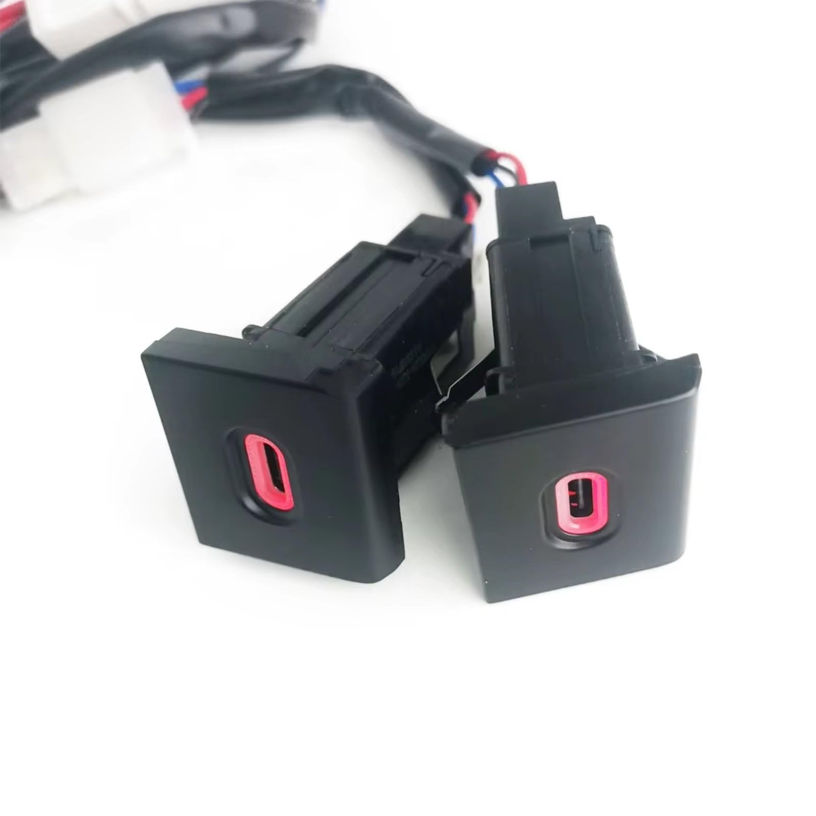 Consola USB Socket AUX Compatible Con VW Para Amarok 2011-2022 Coche Dual Para Tipo C PD Toma De Carga Para Cargador Adaptador Socket Puerto USB