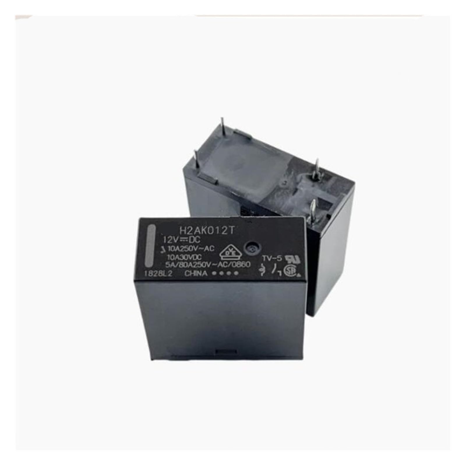 OSHZIKJII H2AK012T H2AK012T H2AK012T12V DCV12 12DCV 10A 4PIN Relay(5PCS)