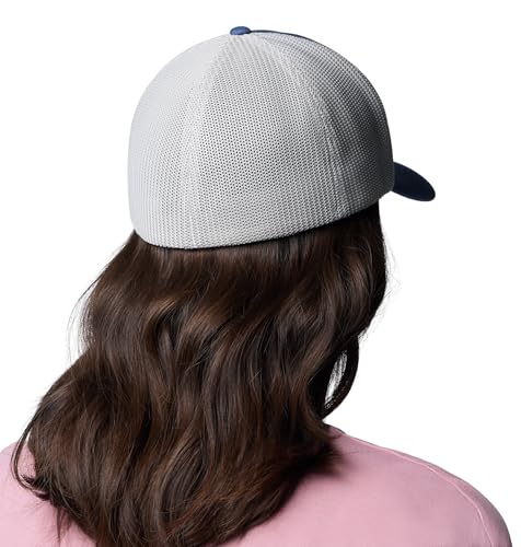 Image of Columbia Unisex Mesh Ball Cap, Dark Mountain /Dark Stone, Small /Medium