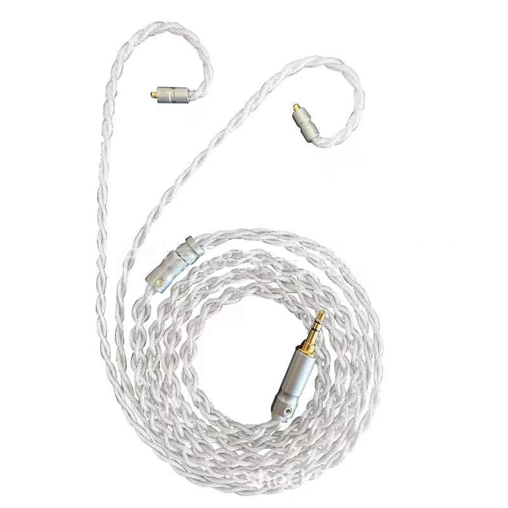 Audiocular UC17 Upgrade Cable for IEM Earphone with 3.5mm Jack, 4 Core Silver Plated Cable | Microphone | MMCX Connector | Improve Sound Quality | Tangle Free (mmcx to 3.5mm) (B0CZQYQJSC) Amazon Price History, Amazon Price Tracker