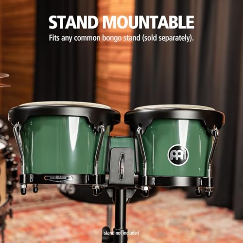 Image of Meinl Percussion Bongo Drum Set with Durable Synthetic All-Weather Shells, Journey Series aa‚¬a€ NOT Made in China aa‚¬a€ Natural Buffalo Skin Heads, 2-Year Warranty (HB50FG)