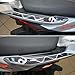 Adesivi 3D protezioni Maniglie passeggero scooter compatibili con Aprilia SR GT 125 e 200