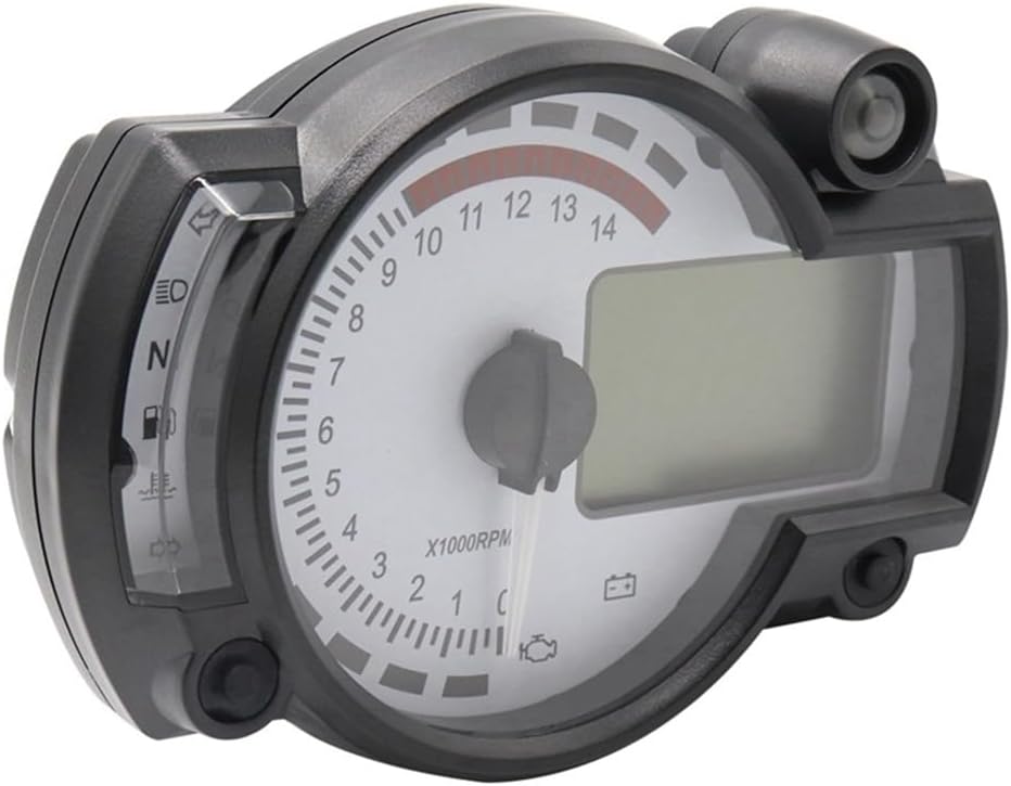 Motorcycle Odometer Gauge Motorcycle Tachometer 7 Colors Digital Odometer For RX2N MAX 299KM/H Moto Dashboard Motorcycle Tachometer 12V