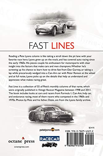 Fast Lines: Memorable Motorsports Moments by Pete Lyons from Vintage Racecar Magazine