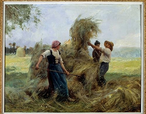 Image sur toile déco chambre 60x90cm et peinture sur toile Le Foin de Julien Dupré