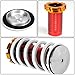 DNA MOTORING Coilover Suspension Kit Sleeves Compatible with 88-00 Civic / 93-97 Civic Del Sol / 88-91 CRX / 90-01 Integra, COIL-HC88-T11-WH