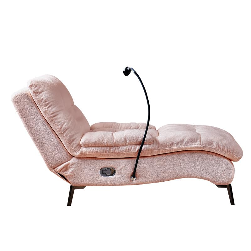 2 en 1 silla convertible chaise longue moderna de lana de cordero sillón reclinable acogedor saco de dormir y silla de lectura para oficina en casa y sala de estar - muebles de acento elegantes para