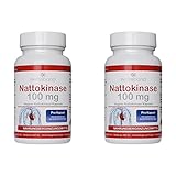 Nattokinase - 2.000 FU - 100 mg Nattokinase - für 6 Monate - 180 vegetarische Kapseln Netzeband (2 Packungen a 90 Kapseln)