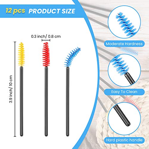 Outus 12 Pieces Hummingbird Feeder Cleaning Brush Mini Nylon Brush Set Brush Cleaner for Baby Bottles, Tubes, Jars, Bird Feeder - Thumbnail 3