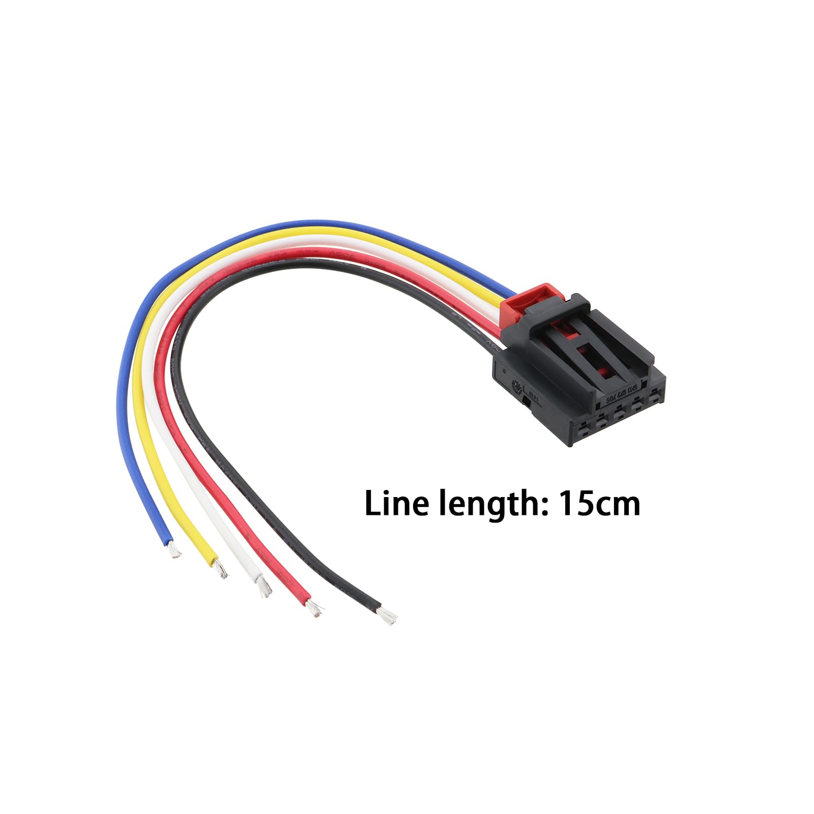 Presa Fanale Posteriore Auto A 5 Pin – Compatibile Con Fiat Punto 169, 188, 192 E Altri Modelli, Cablaggio Inclus