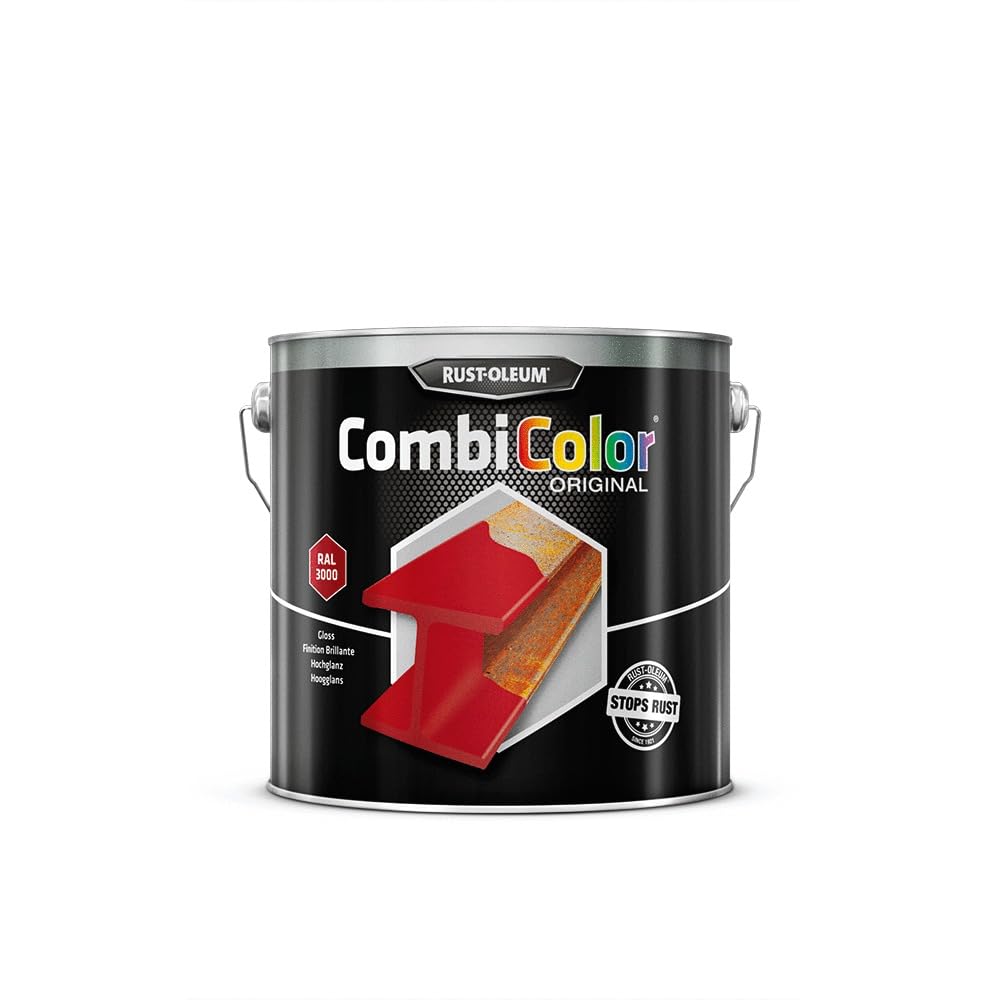 RUST-OLEUM 7365.2.5 Combicolor Original, Superior Metal Protection, Direct To Rust, Bright red-RAL 3000 โ image 1