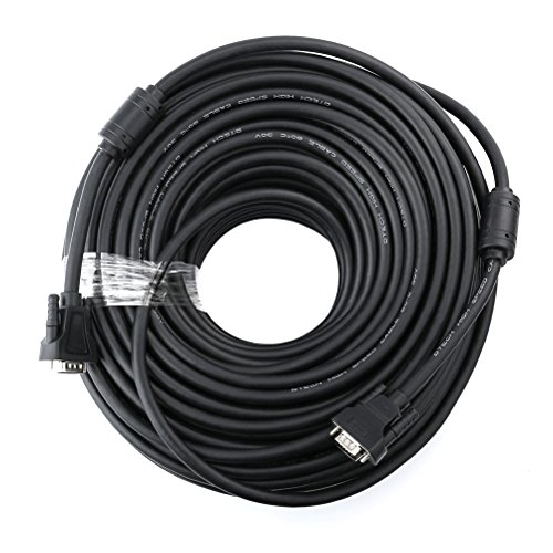 Dtech 100 Feet Vga Cable Male To Male For Computer Monitor 1080P High Resolution (30 Meter, Black) #TOP6