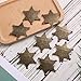8pcs Cosplay Sheriff Badge for Kids, Metal Hexagonal Star Pin Cowboy Deputy Badge for Role-Play Costume Wild West Theme Props Western Party Carnival Prizes Accessories
