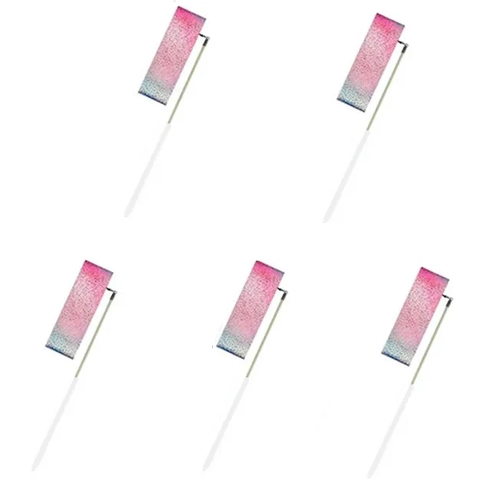 5/10 Pezzi Nastri da Ginnastica a Forma di Stella Lampeggiante, Danza, Ritmica, Balletto, Bastoncini Arcobaleno, 2 m/4 m per Balli Artistici Allenamento Feste