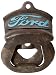Antique Finish Vintage Ford Auto Car Wall Mounted Beer Soda Bottle Opener (Ford)